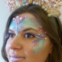 Customised mermaid face