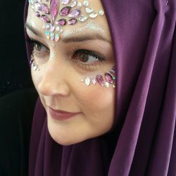 Beautiful bling face