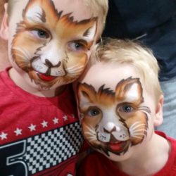 teddy bear face painting