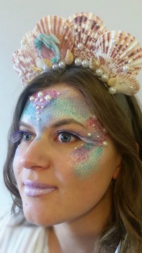 Customised mermaid face