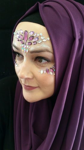 Beautiful bling face