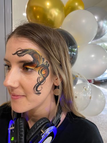 eye design face painting